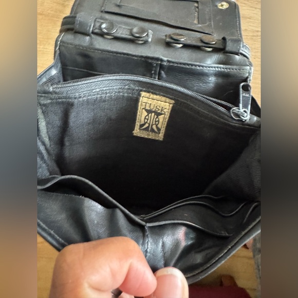 Tusk Genuine Smooth Italian Leather Crossbody - Picture 8 of 10